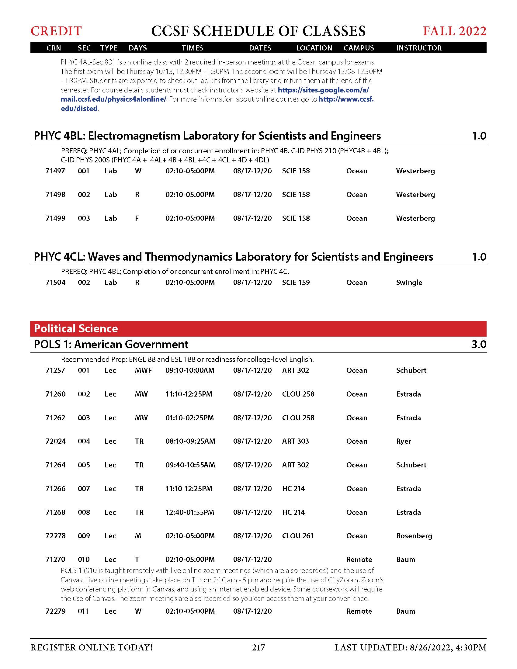 Physics FAQ CCSF